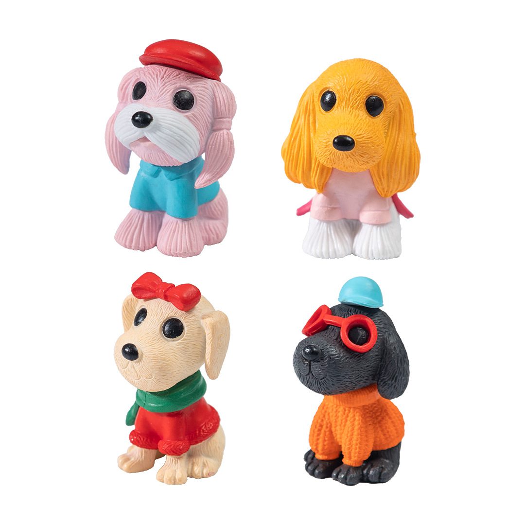 Dog Dollhouse Statue Figurine Micro Crafts Ornament Miniatures Happy Puppy Home Garden Decor Image From Fairy Garden Supplies