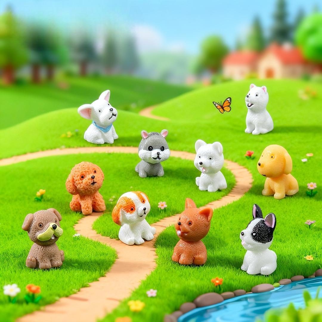 Mini size Puppy action Figures small dog Animal Model Miniature Figurine Fairy home Doll Decoration Girl toy gift Image of Fairy Garden Supplies Mini Size Puppy Action Figures Small Dog Animal Model Miniature Figurine Fairy Home Doll Decoration Girl Toy Gift Image From Fairy Garden Supplies