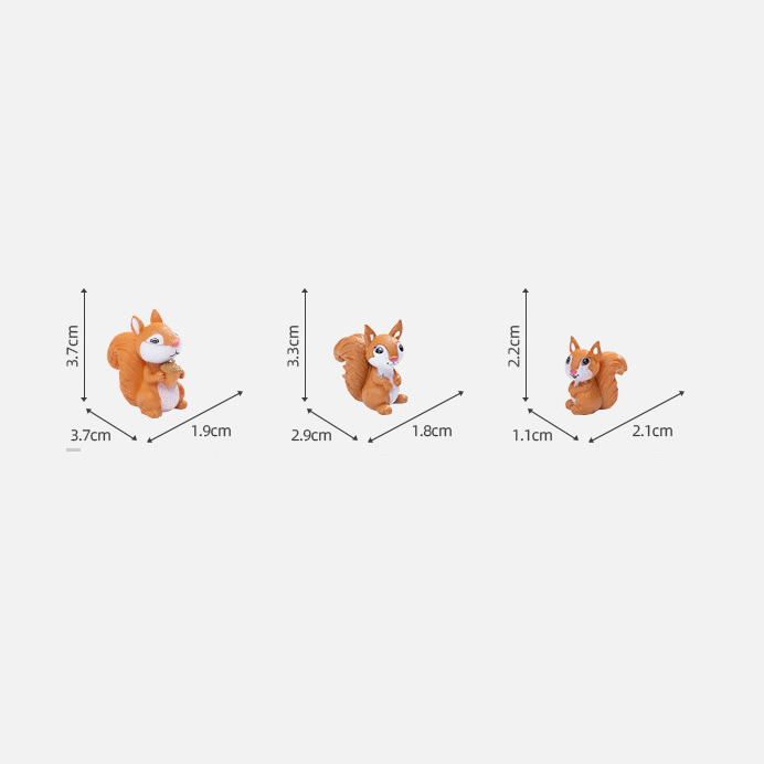 1 Pcs Cute Mini Fairy Garden Accessories Squirrel Animal Miniature Figurines Fairy Garden Ornaments Terrarium Decoration Accessories Resin Craft Supplies Fairy Garden Supply 1 Pcs Cute Mini Fairy Garden Accessories Squirrel Animal Miniature Figurines Fairy Garden Ornaments Terrarium Decoration Accessories Resin Craft Supplies Fairy Garden Supply
