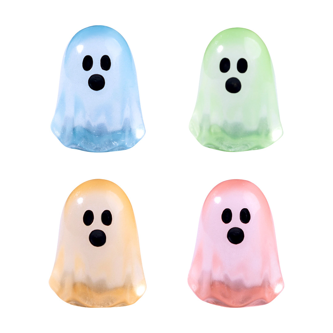 Glow In The Dark Cute Ghost Mini Decorations Diy Fairy Garden Accessories Halloween Miniature Figurines Micro Landscape Terrarium Hanging Ornaments Glow In The Dark Cute Ghost Mini Decorations Diy Fairy Garden Accessories Halloween Miniature Figurines Micro Landscape Terrarium Hanging Ornaments