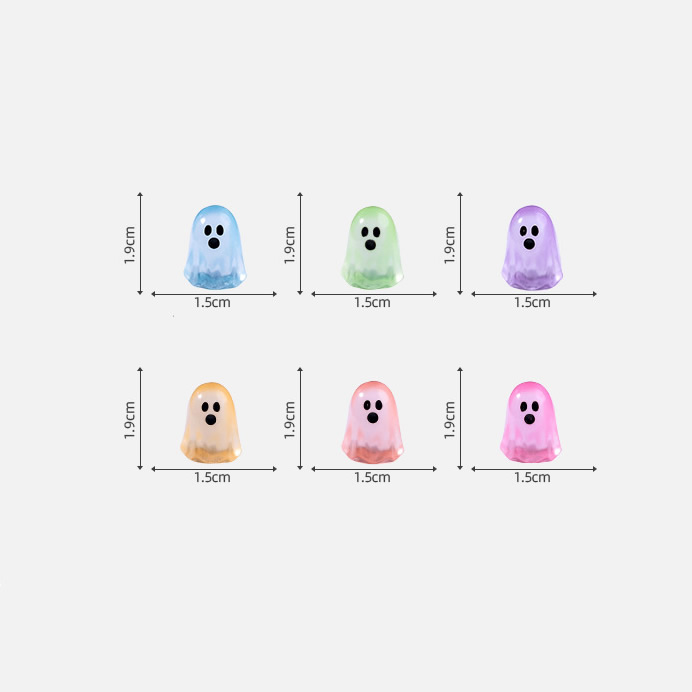 Glow In The Dark Cute Ghost Mini Decorations Diy Fairy Garden Accessories Halloween Miniature Figurines Micro Landscape Terrarium Hanging Ornaments Glow In The Dark Cute Ghost Mini Decorations Diy Fairy Garden Accessories Halloween Miniature Figurines Micro Landscape Terrarium Hanging Ornaments
