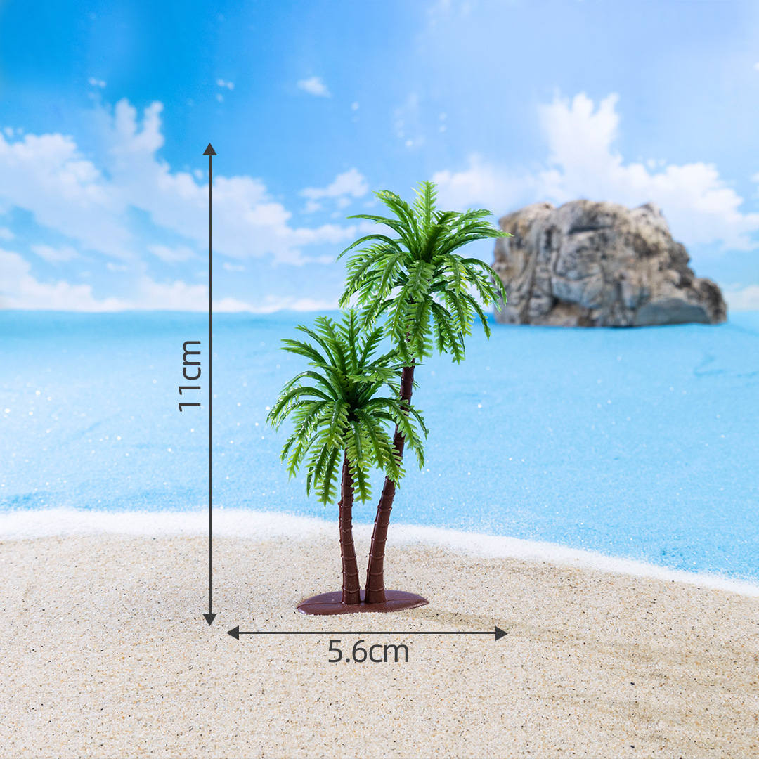 Artificial Coconut Palm Tree Miniatures Beach Sand Diorama Landscaping Model Tropical Fairy Garden Accessories Micro Landscape Terrarium Decor Artificial Coconut Palm Tree Miniatures Beach Sand Diorama Landscaping Model Tropical Fairy Garden Accessories Micro Landscape Terrarium Decor
