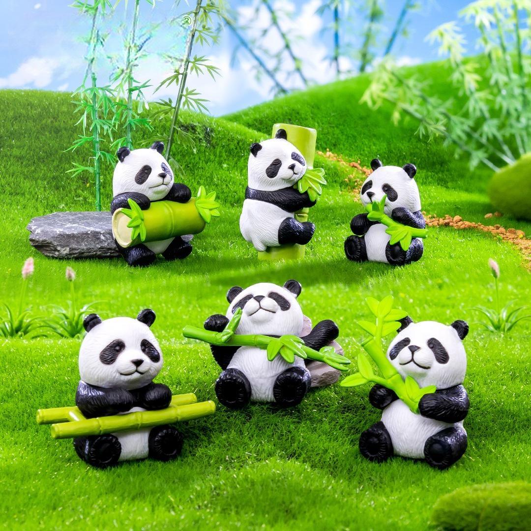 Cute Panda On Bamboo Miniature Figurine Diy Fairy Garden Accessories Micro Landscape Decor Terrarium Desktop Mini Garden Ornament Cute Panda On Bamboo Miniature Figurine Diy Fairy Garden Accessories Micro Landscape Decor Terrarium Desktop Mini Garden Ornament