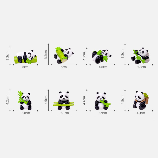 Cute Panda On Bamboo Miniature Figurine Diy Fairy Garden Accessories Micro Landscape Decor Terrarium Desktop Mini Garden Ornament Cute Panda On Bamboo Miniature Figurine Diy Fairy Garden Accessories Micro Landscape Decor Terrarium Desktop Mini Garden Ornament