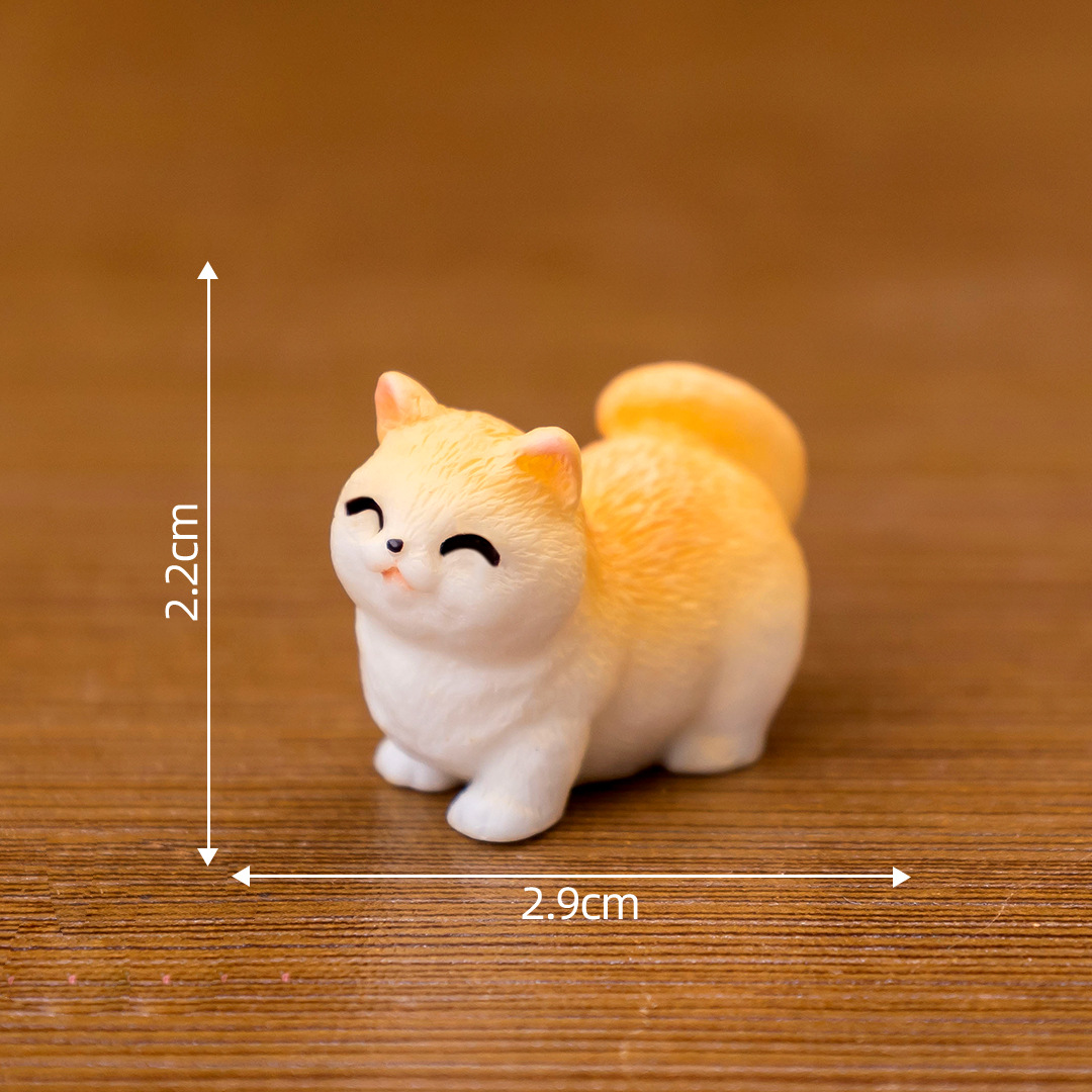 Cute Mini Cat Figurines Moss Terrarium Diy Decor Accessories Tiny Miniature Ornaments For Micro Landscape Desktop Car Interior Decorations Cute Mini Cat Figurines Moss Terrarium Diy Decor Accessories Tiny Miniature Ornaments For Micro Landscape Desktop Car Interior Decorations