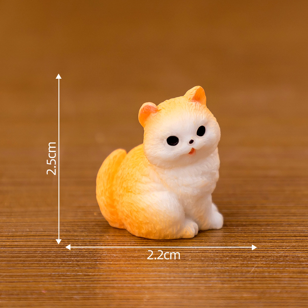 Cute Mini Cat Figurines Moss Terrarium Diy Decor Accessories Tiny Miniature Ornaments For Micro Landscape Desktop Car Interior Decorations Cute Mini Cat Figurines Moss Terrarium Diy Decor Accessories Tiny Miniature Ornaments For Micro Landscape Desktop Car Interior Decorations