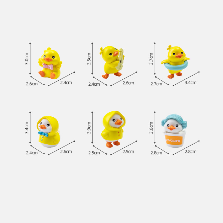 Cute Raincoat Little Duck Pvc Figurines Mini Animal Models For Micro Landscape Diy Gardening Plastic Craft Ornaments Desktop Car Dashboard Mini Decorations Cute Raincoat Little Duck Pvc Figurines Mini Animal Models For Micro Landscape Diy Gardening Plastic Craft Ornaments Desktop Car Dashboard Mini Decorations