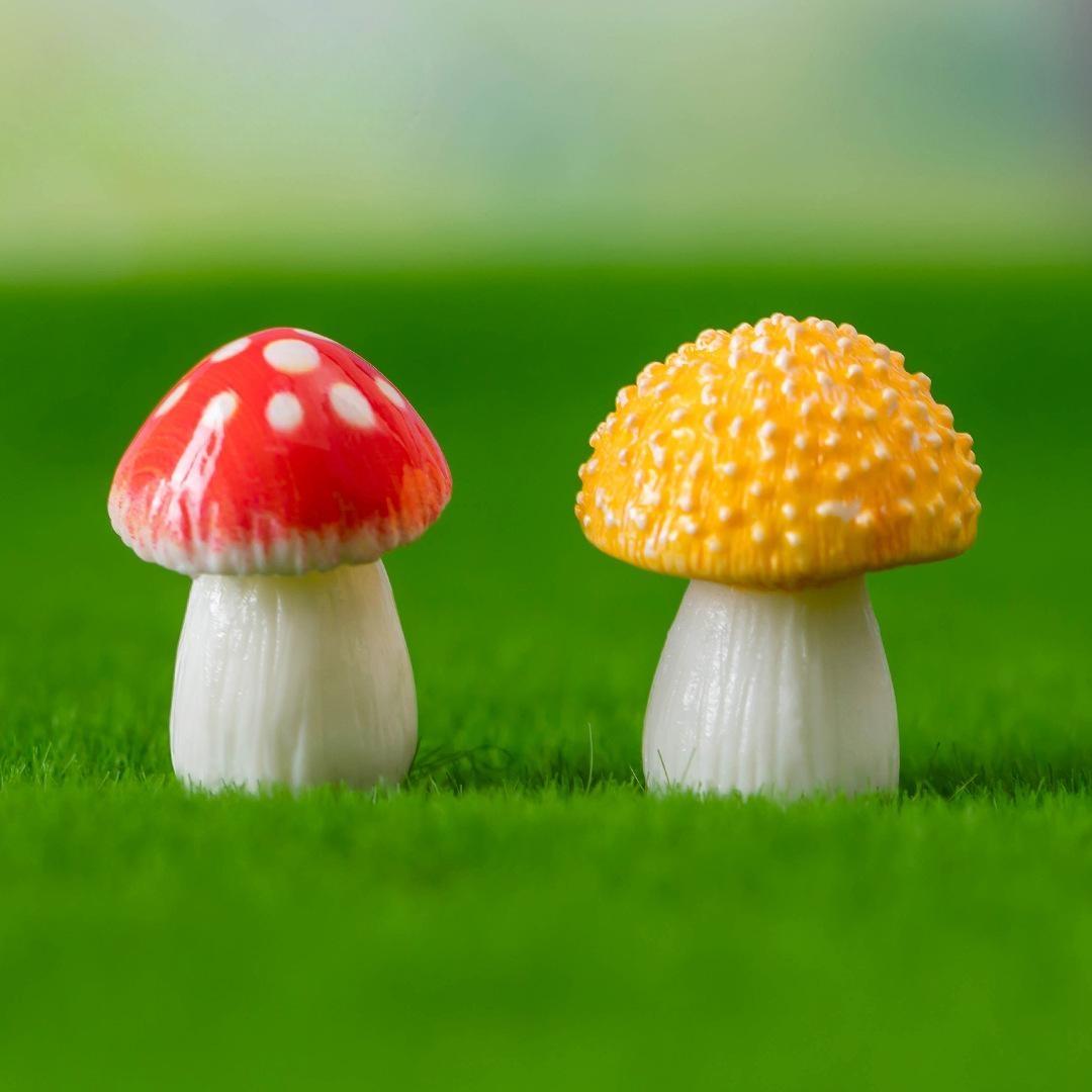 Artificial Jungle Mushroom Mini Figurines For Moss Micro Landscape Diy Bonsai Gardening Layout Accessories Tiny Ornaments For Terrarium Moss Bottle Decor Artificial Jungle Mushroom Mini Figurines For Moss Micro Landscape Diy Bonsai Gardening Layout Accessories Tiny Ornaments For Terrarium Moss Bottle Decor