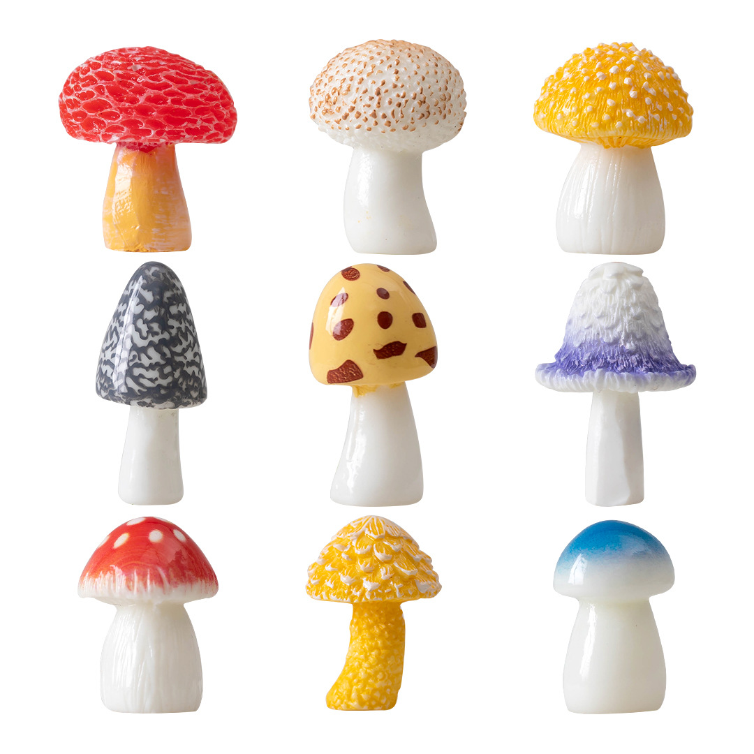 Artificial Jungle Mushroom Mini Figurines For Moss Micro Landscape Diy Bonsai Gardening Layout Accessories Tiny Ornaments For Terrarium Moss Bottle Decor Artificial Jungle Mushroom Mini Figurines For Moss Micro Landscape Diy Bonsai Gardening Layout Accessories Tiny Ornaments For Terrarium Moss Bottle Decor