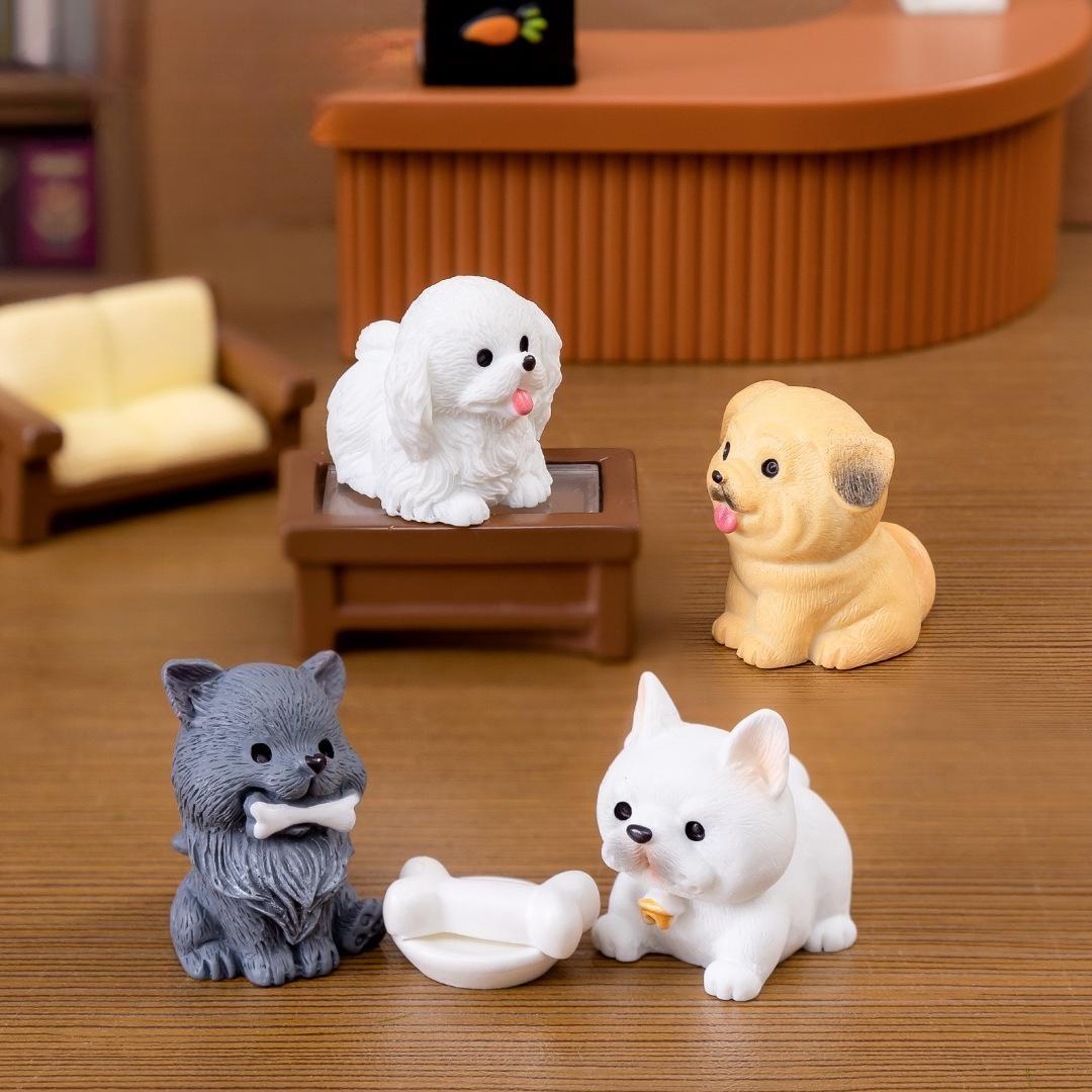 Cute Mini Dog Figurines Artificial Animal Ornaments For Moss Terrarium Micro Landscape Diy Accessories, Tiny Tabletop Car Dashboard Mini Decorations Cute Mini Dog Figurines Artificial Animal Ornaments For Moss Terrarium Micro Landscape Diy Accessories, Tiny Tabletop Car Dashboard Mini Decorations
