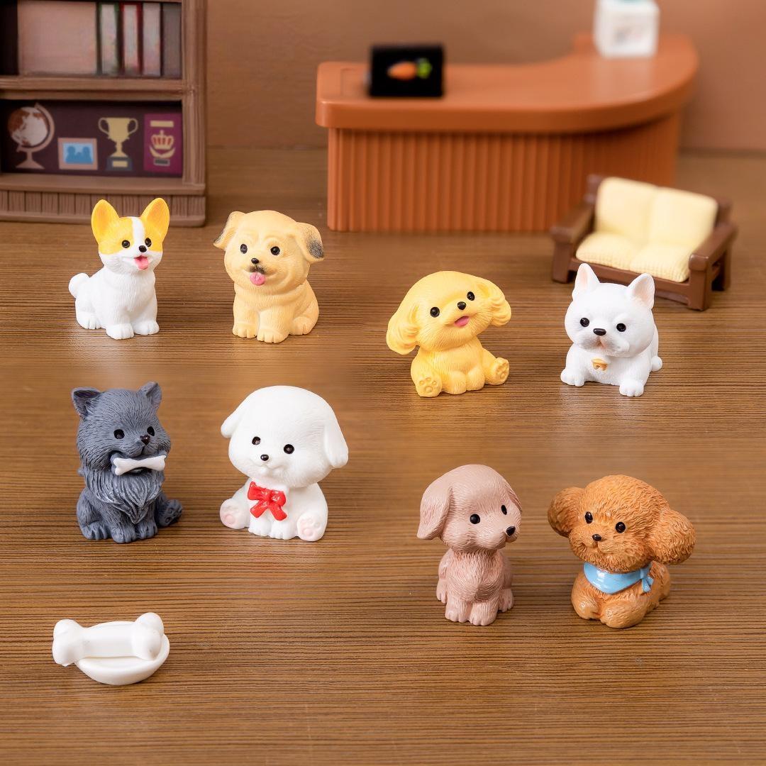 Cute Mini Dog Figurines Artificial Animal Ornaments For Moss Terrarium Micro Landscape Diy Accessories, Tiny Tabletop Car Dashboard Mini Decorations Cute Mini Dog Figurines Artificial Animal Ornaments For Moss Terrarium Micro Landscape Diy Accessories, Tiny Tabletop Car Dashboard Mini Decorations