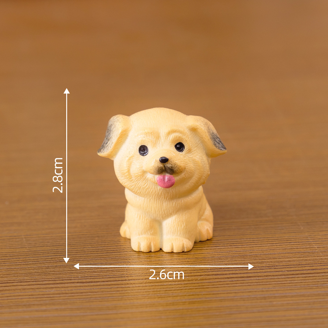 Cute Mini Dog Figurines Artificial Animal Ornaments For Moss Terrarium Micro Landscape Diy Accessories, Tiny Tabletop Car Dashboard Mini Decorations Cute Mini Dog Figurines Artificial Animal Ornaments For Moss Terrarium Micro Landscape Diy Accessories, Tiny Tabletop Car Dashboard Mini Decorations
